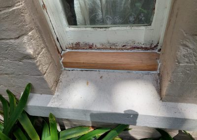 New Timber Sill Installation in Newtown