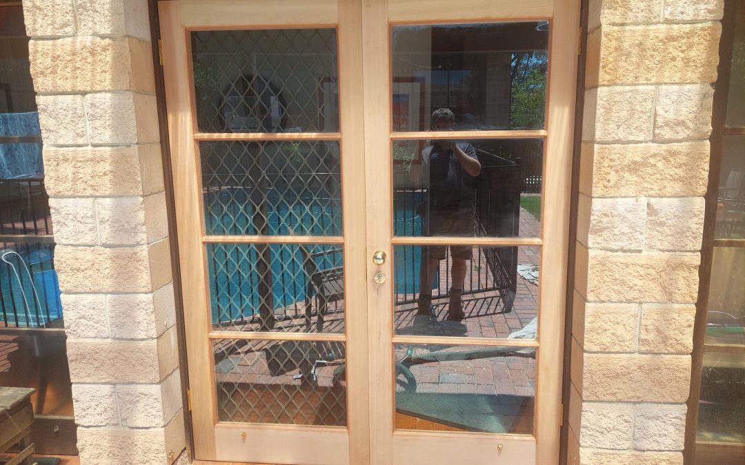 Western Red Cedar Door Installation in Denistone