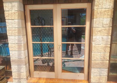 Western Red Cedar Door Installation in Denistone